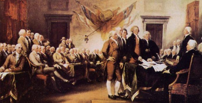 La Dichiarazione di Indipendenza degli Stati Uniti d'America 1776